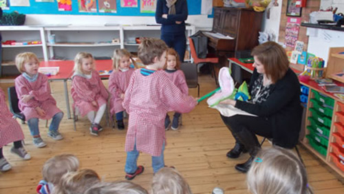 We learned about cleaning teeth