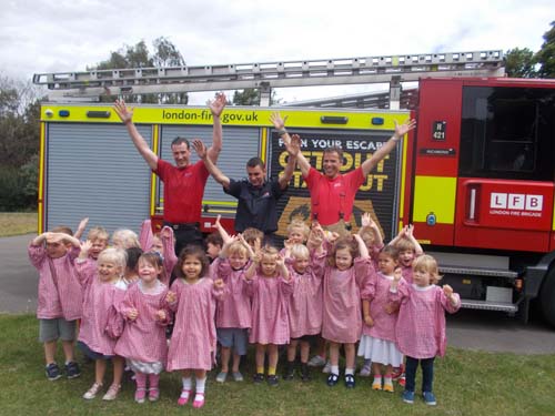 A visit from the Fire Brigade