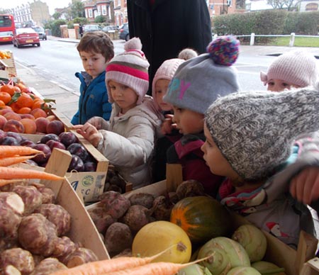 Visit to the Fruit & Veg Shop